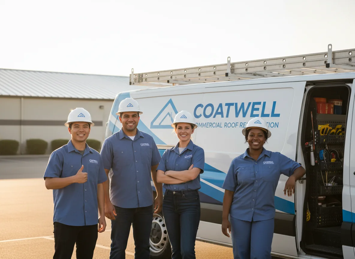 Commercial roof coating company in Hall, MT